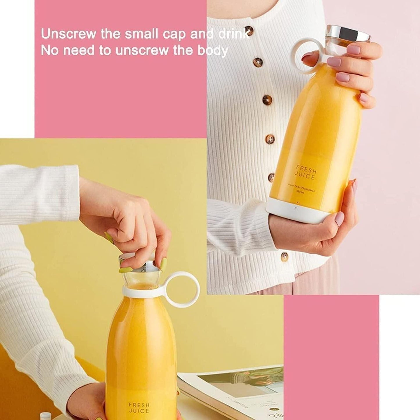 Gearblend ™ Portable Mini Juicer Bottle