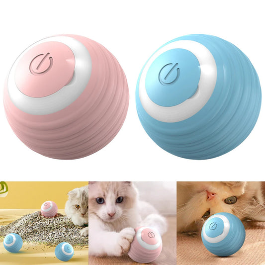 Automatic Moving Bouncing Rolling Ball Smart Cat Toy Ball