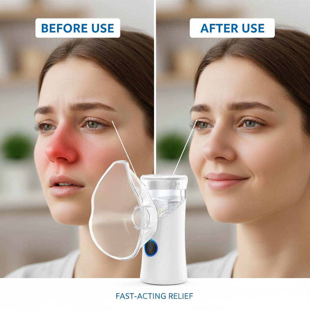 Portable Mesh Nebulizer for Kids & Adults