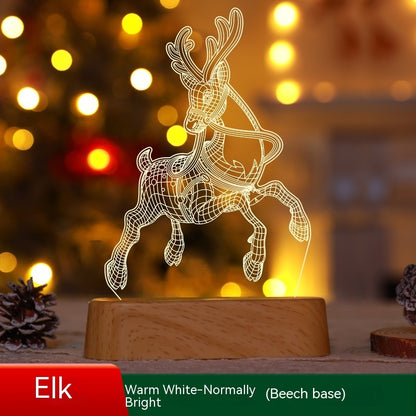 Christmas Decoration 3D Lamp Acrylic