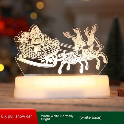 Christmas Decoration 3D Lamp Acrylic