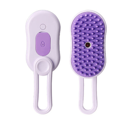 Cat Steam Brush Steamy Dog Brush 3 In 1 Electric Spray Cat Hair Brushes For Massage Pet